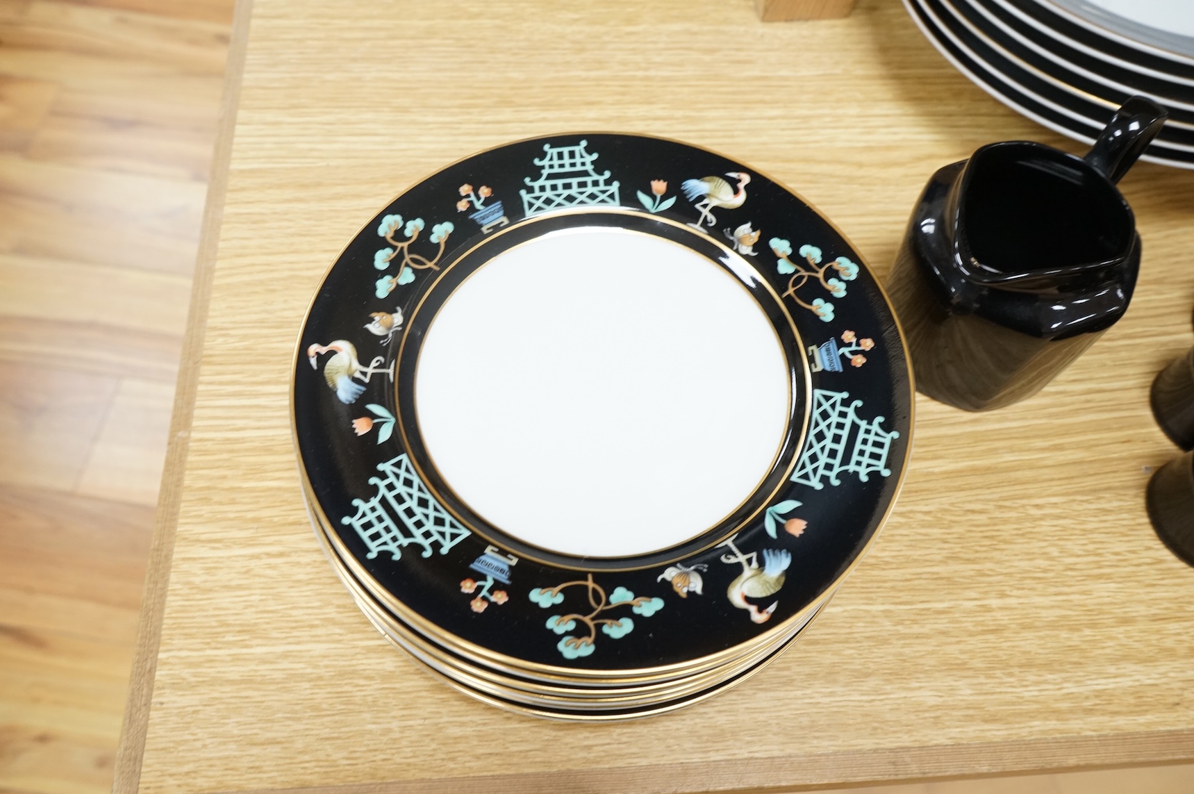 Three Fitz and Floyd part dinner services ‘Chinoiserie’, ‘Renaissance’ and another